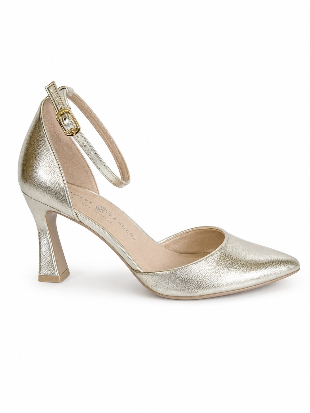 Chinese Laundry Gold Pointed-Toe Heels ✨